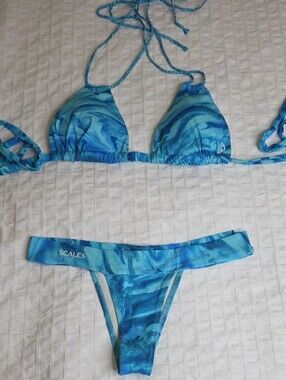 Scales Bahamas Current Bimini Twist Top & Banded Bottom - S Bottoms / L Top